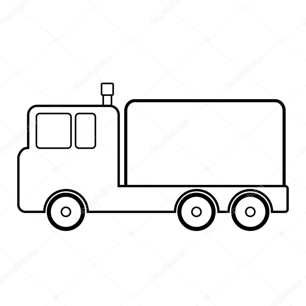Cargo car icon