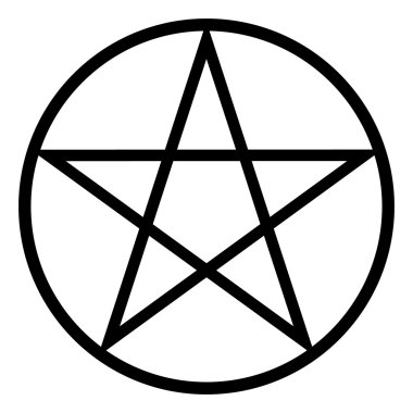 Pentagram icon clipart