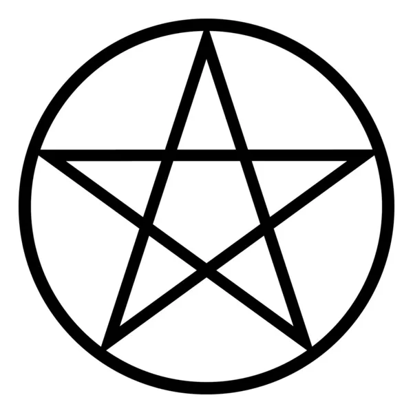 Pentagram icon — Stock Vector