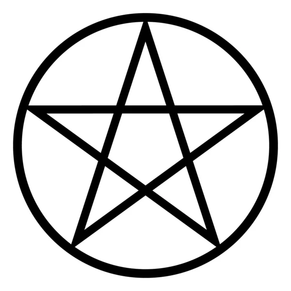 Icona del pentagramma — Vettoriale Stock