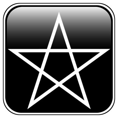 Pentagram kutsal kişilerin resmi