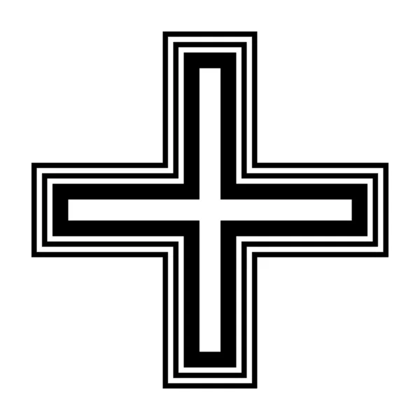 Religieuze cross — Stockvector