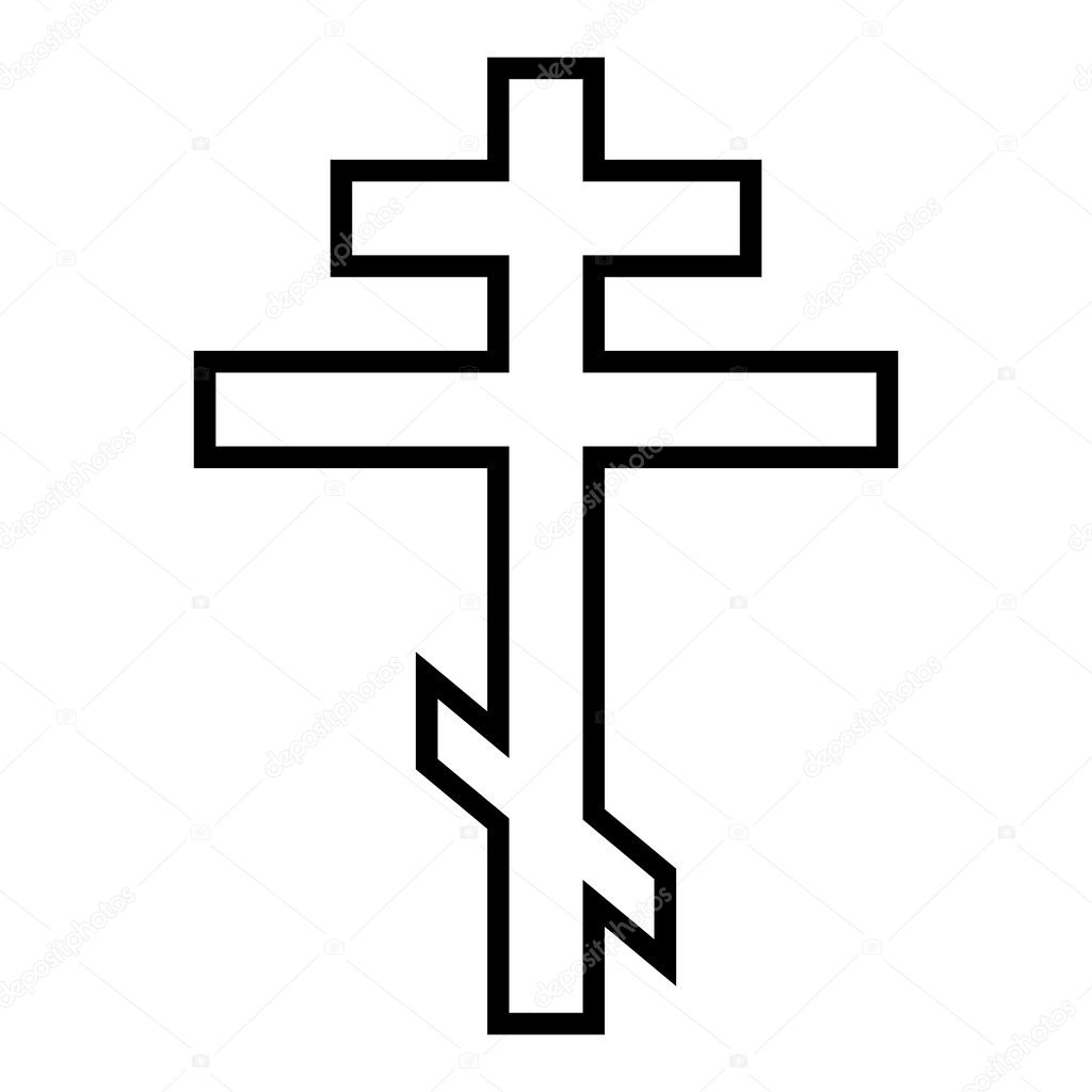 Religious orthodox cross