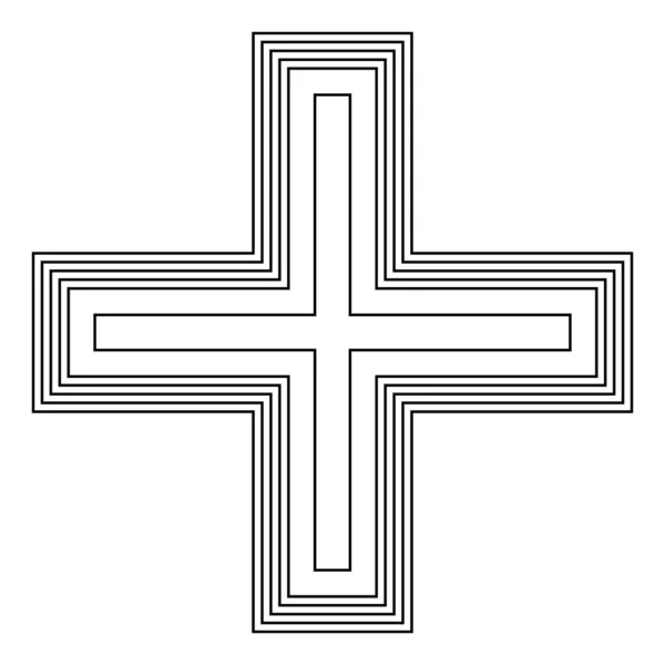 Croce religiosa — Vettoriale Stock