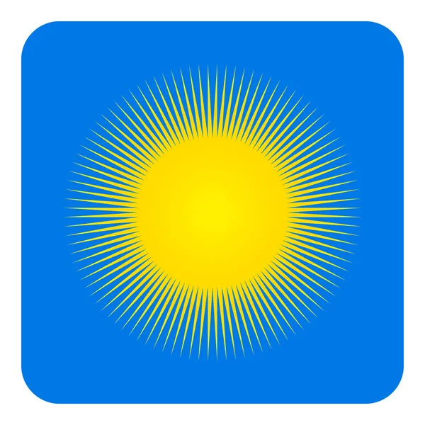 Sonnenknopf — Stockvektor