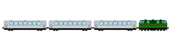 Trein pictogram — Stockvector