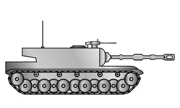 Char lourd moderne — Image vectorielle