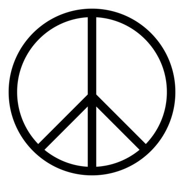 Peace symbol clipart