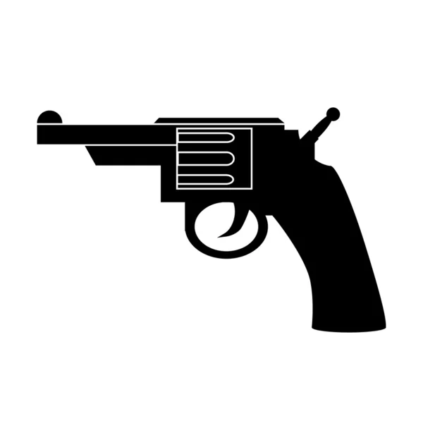 Revolver-ikonen — Stock vektor