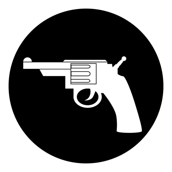 Revolver button — Stock Vector