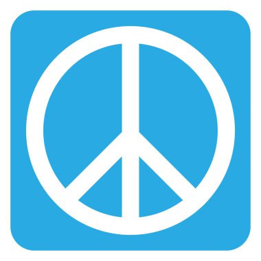 barış simgesi düğmesini