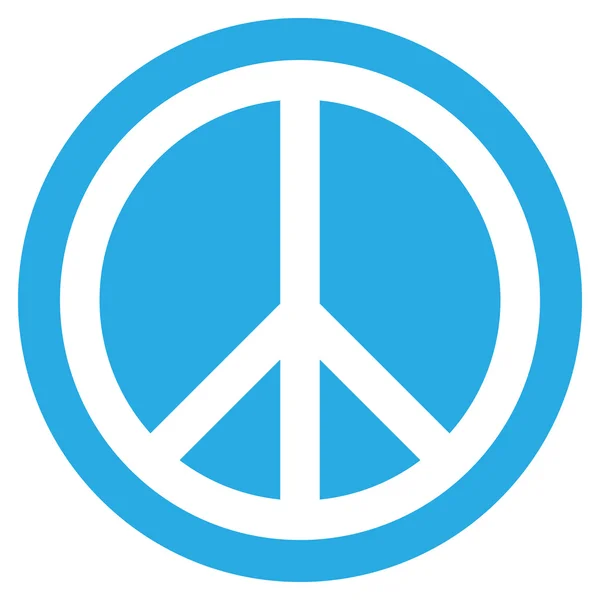 Peace symbol button — Stock Vector