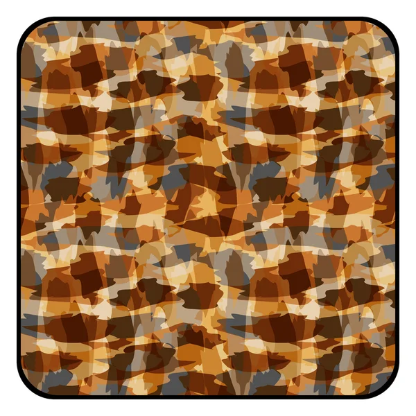 Camouflage button — Stock Vector