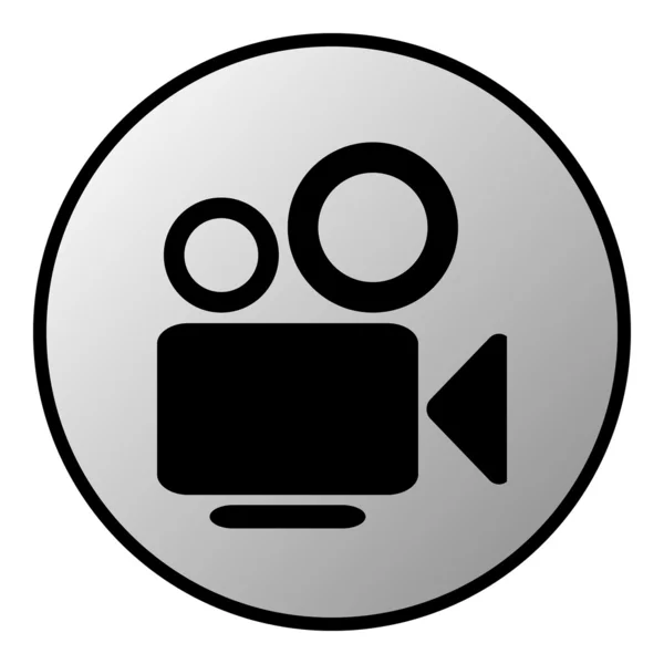 Bouton caméra — Image vectorielle