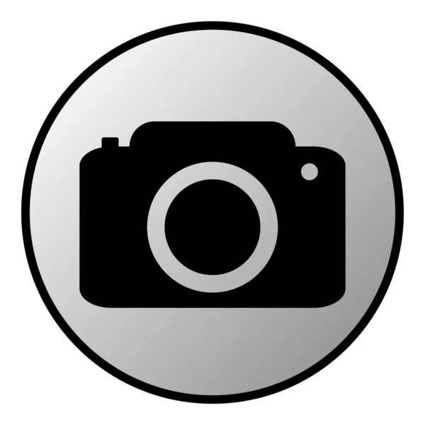 Botão da câmara —  Vetores de Stock