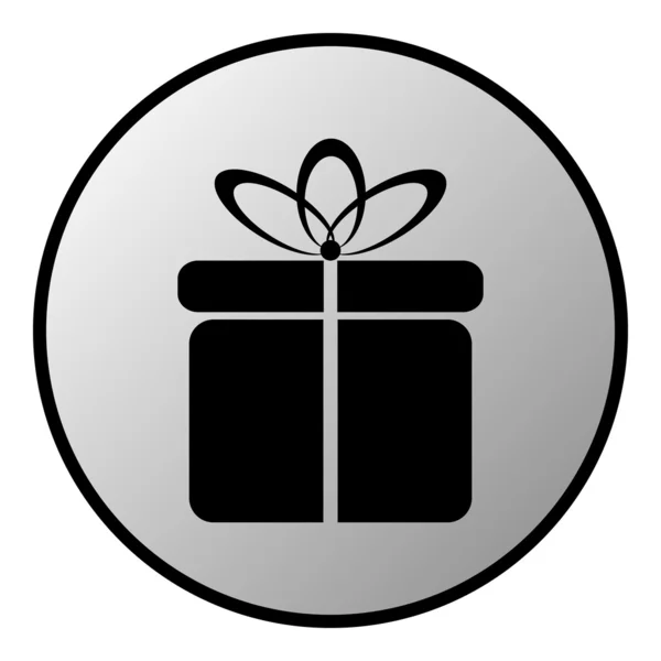 Bouton cadeau — Image vectorielle