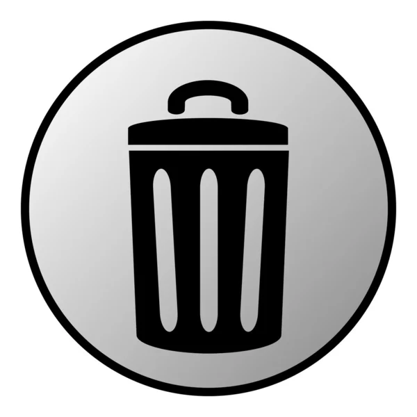 Mülltaste — Stockvektor