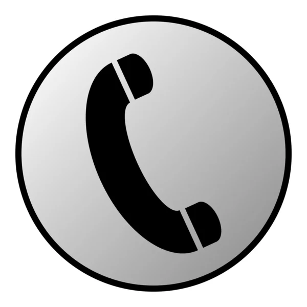 Pulsante telefono — Vettoriale Stock