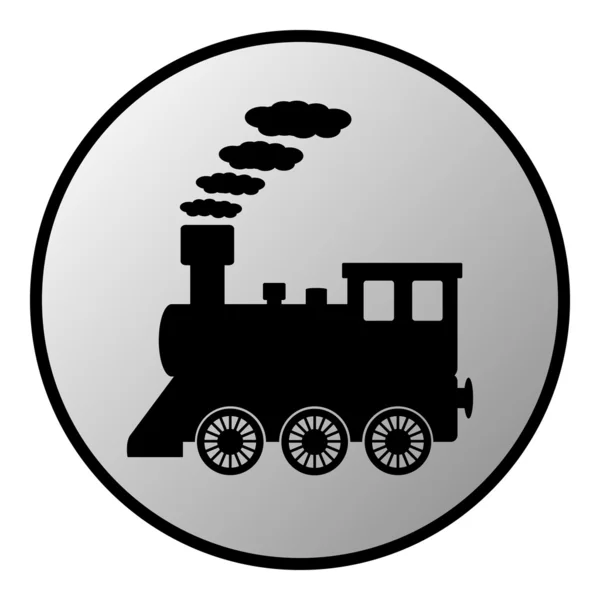 Кнопка локомотива — стоковый вектор