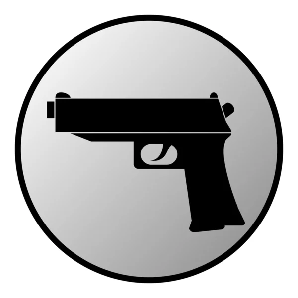 Botão arma —  Vetores de Stock