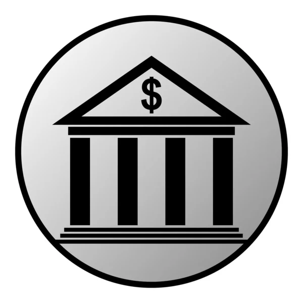 Botón banco — Archivo Imágenes Vectoriales