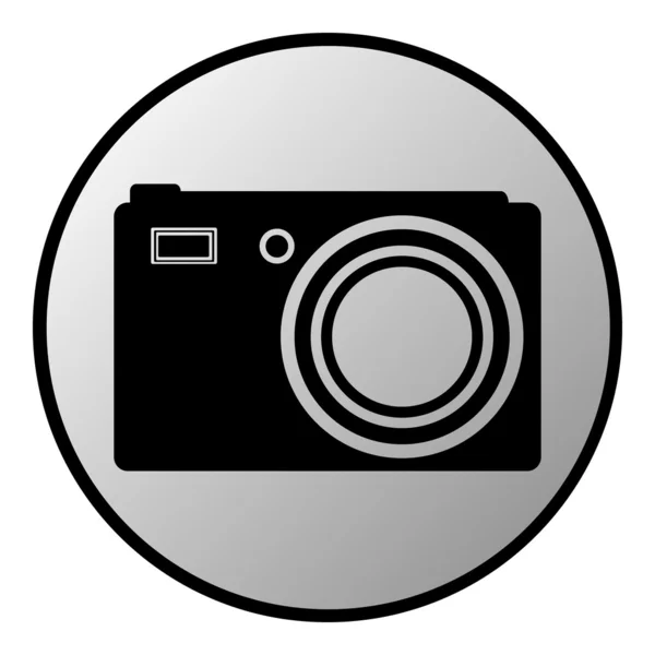 カメラのボタン — ストックベクタ