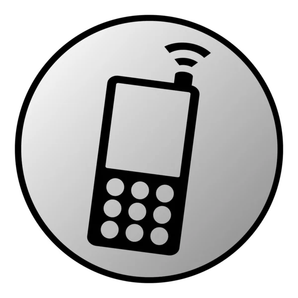 Bouton téléphone — Image vectorielle