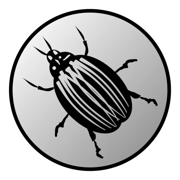 Botão Bug — Vetor de Stock
