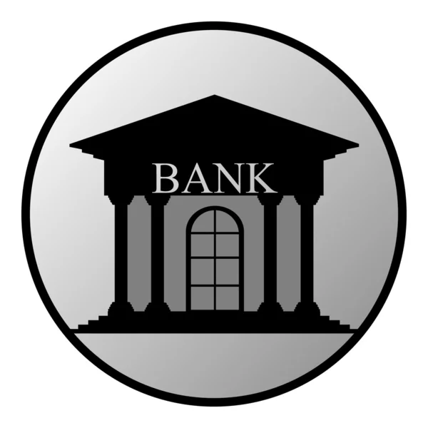 Bouton banque — Image vectorielle