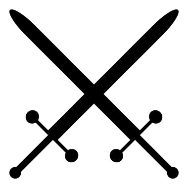 çapraz kılıç simgesi