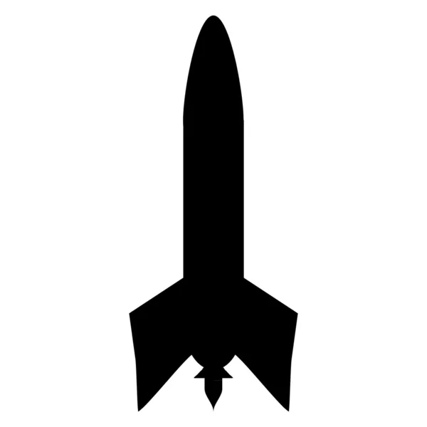 Raketen-Ikone — Stockvektor