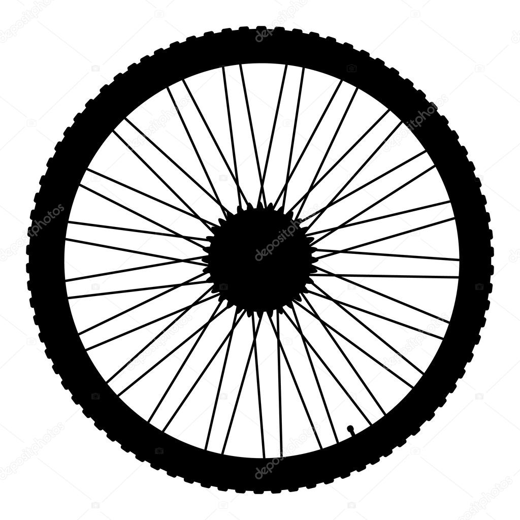 Bicycle wheel icon