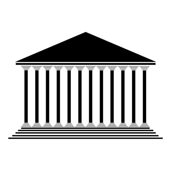 Icono del Banco — Vector de stock