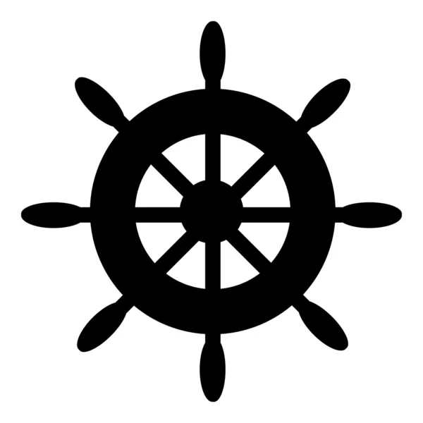 Икона "Рулевое колесо" — стоковый вектор