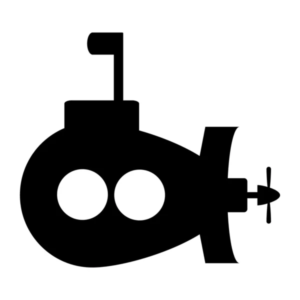 Икона подводной лодки — стоковый вектор