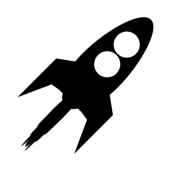 Starting rocket icon — Stock Vector