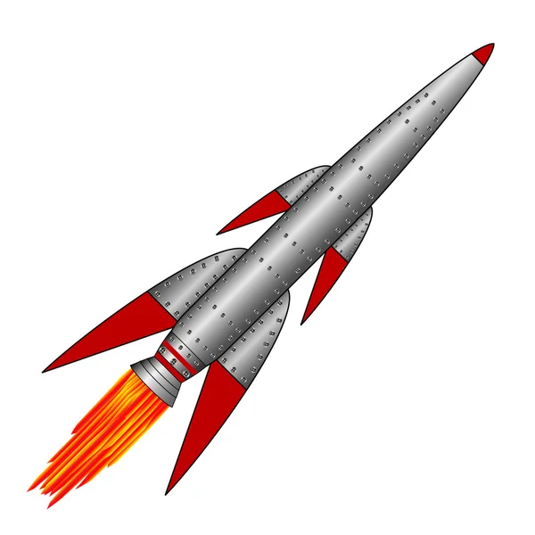 Militärische Rakete — Stockvektor