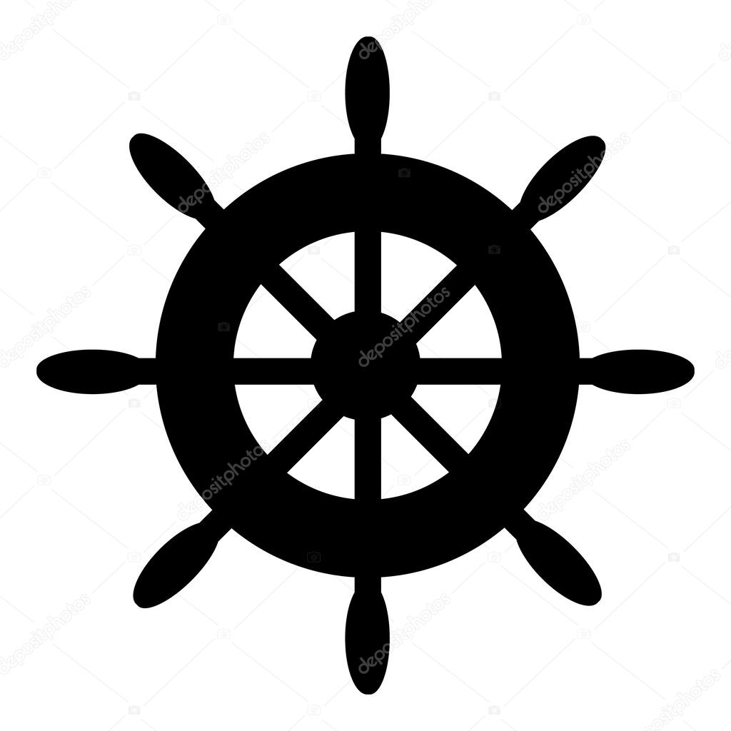 Steuerrad Symbol Steuerrad Symbol