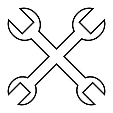 somun anahtarları çarpı işareti düğmesi