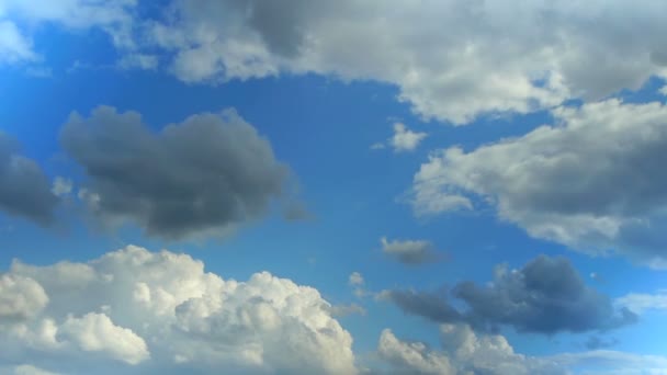 Zeitraffer der Wolken — Stockvideo