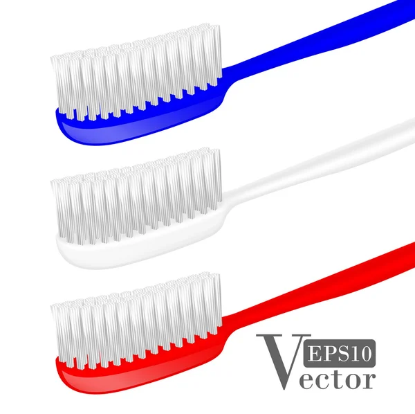 Cepillo de dientes — Vector de stock