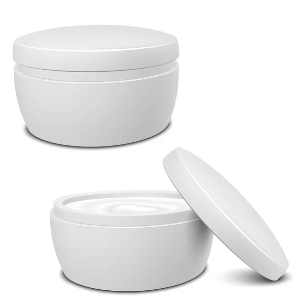 Crème container — Stockvector
