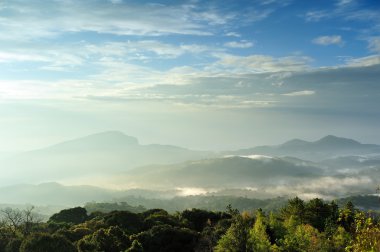 Sahilde gün batımı