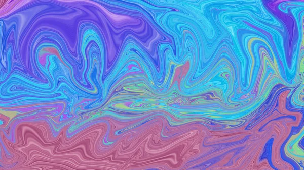 Abstract Color Liquify Wave Marble Pattern Texture — Stock Photo, Image