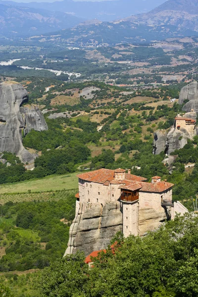 Vista incrível do mosteiro de Meteora — Fotografia de Stock