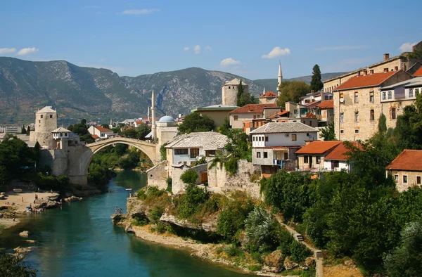 Vista de Mostar Imagens Royalty-Free