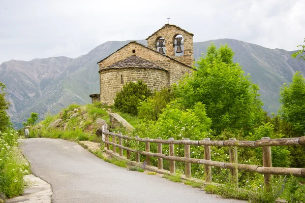 Famosa chiesa di Vall de Boi, Catalogna — Foto Stock