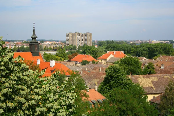 Vue du vieux Novi Sad en Serbie — Photo