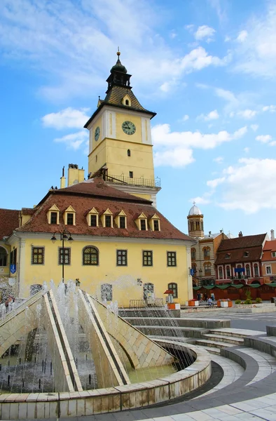Eski Belediye Binası Brasov, Romanya — Stok fotoğraf