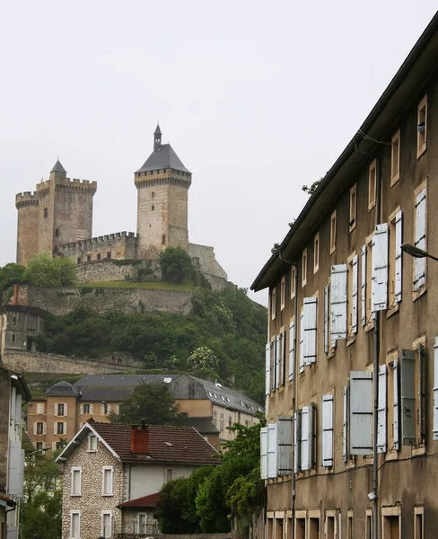 Schloss in foix — Stockfoto